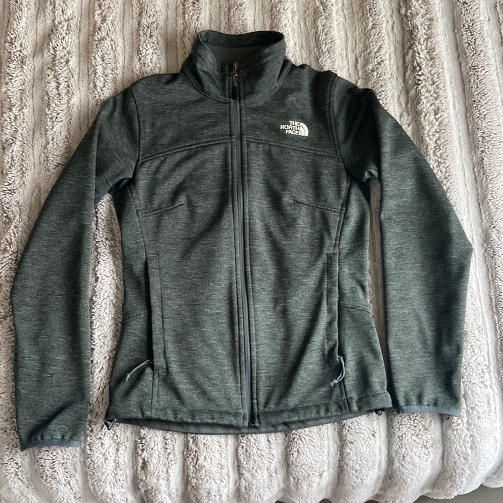 North Face zip down jacket